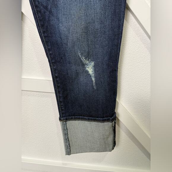 Kut From The Cloth Cameron Cuffed Straight Leg Jean Size 10 - Picture 2 of 12